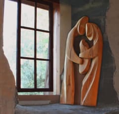 Kuvanveistäjä Matti Kurkelan ateljee