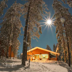South Lapland Winter Experience - Taigalampi Log Cabin