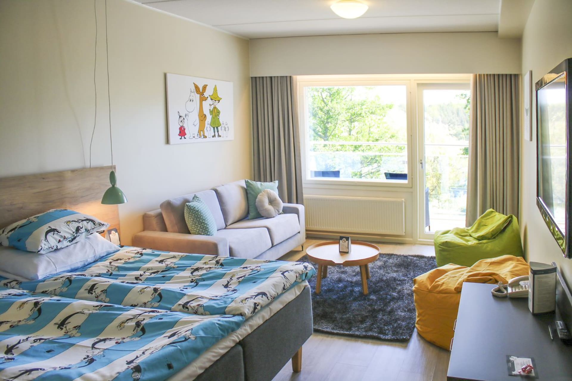 Moomin Theme room with balcony Moomin Theme room with balcony