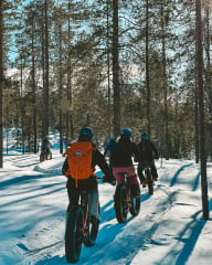 Biking in Ylläs-Pallas National Park