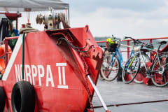 The bike ferry "Norppa II" (norppa mean the Saimaa seal).