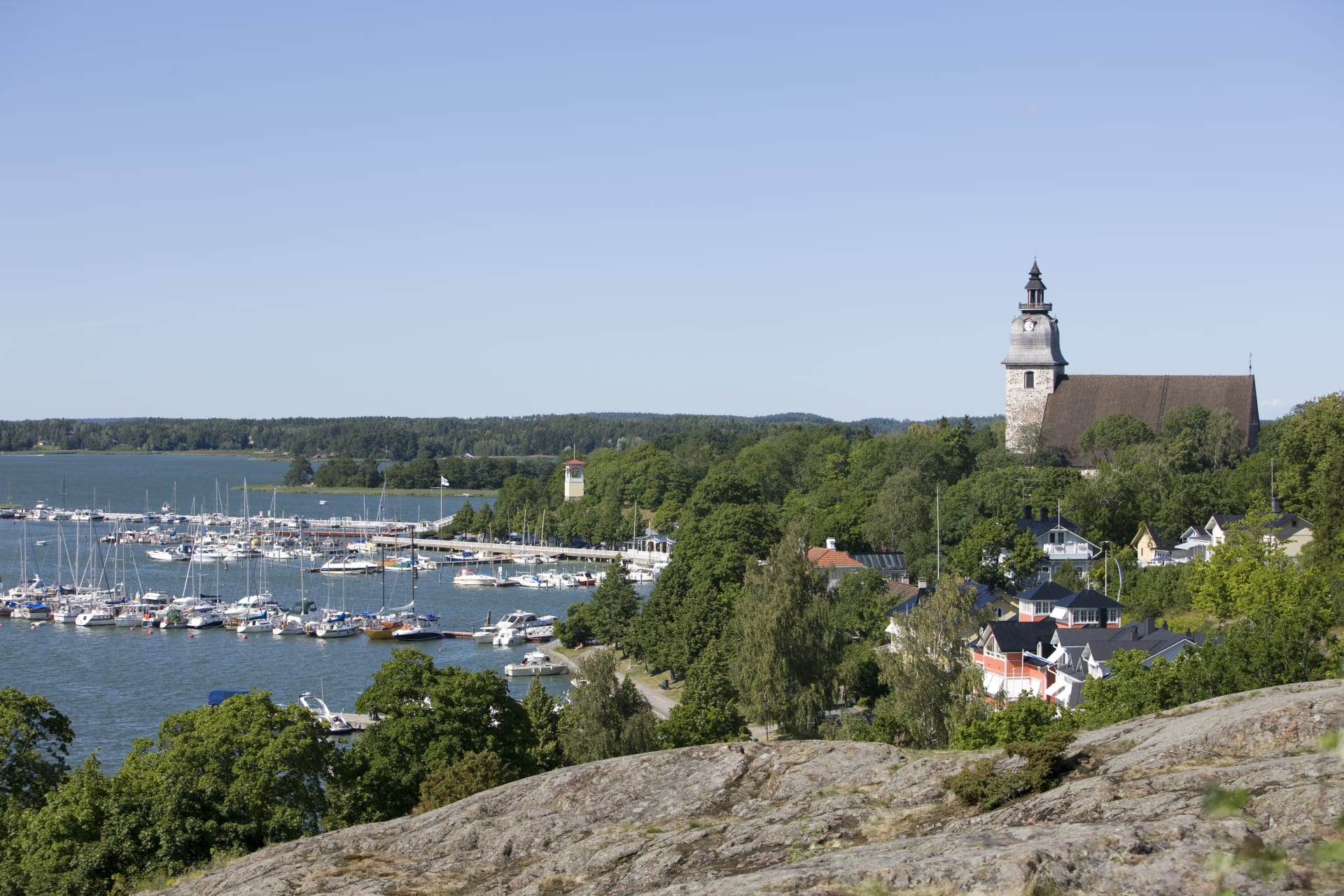 View from Kuparivuori hill to old town View from Kuparivuori hill to old town