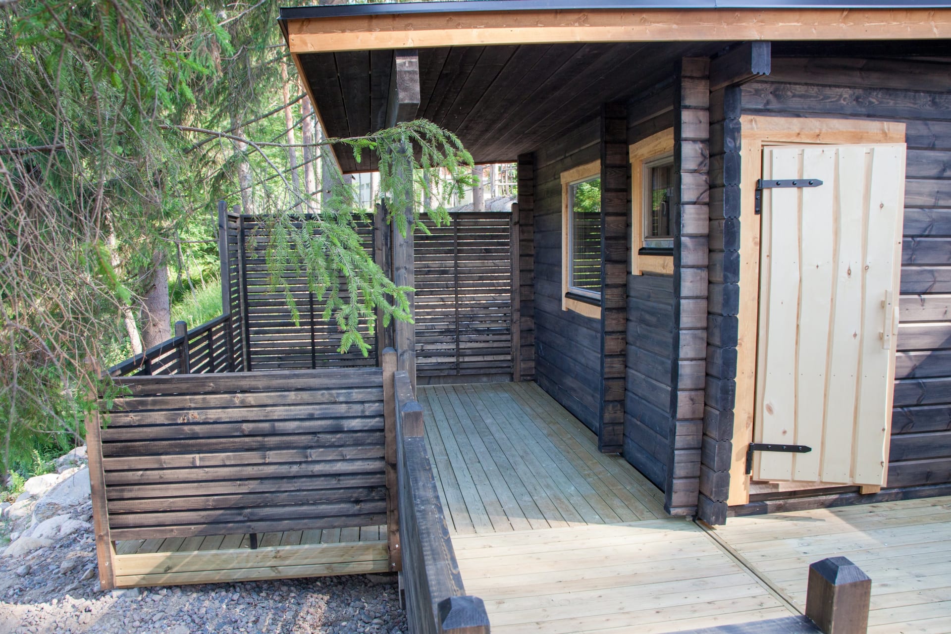Woodburning Janne's sauna by Lake Tuusula