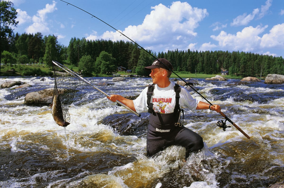 Varjola Resort Guided Fishing at Kuusaa River