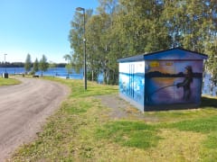 Walking paths in Kuusiluoto island.