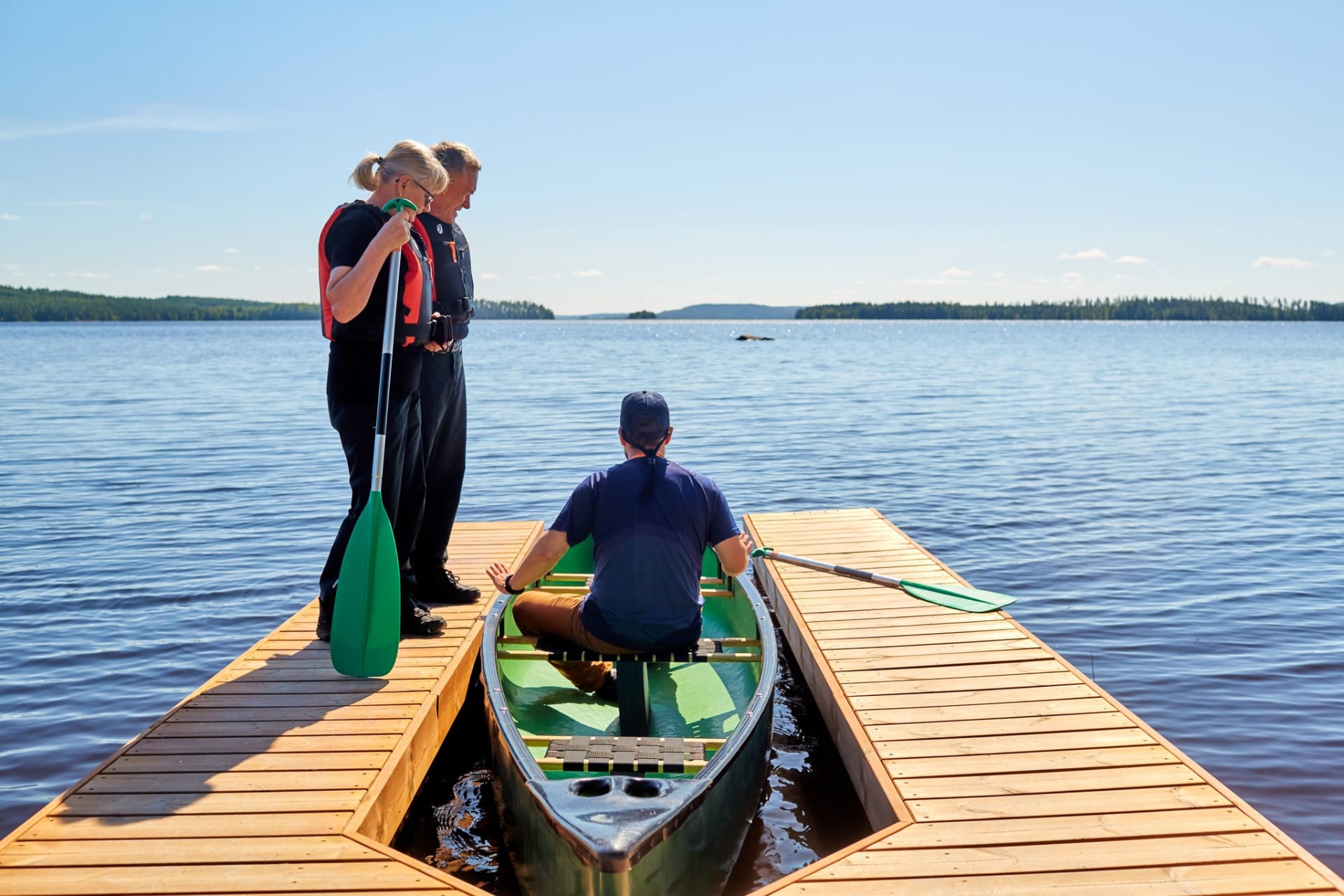 Canoeing Tour on lake Pielinen
