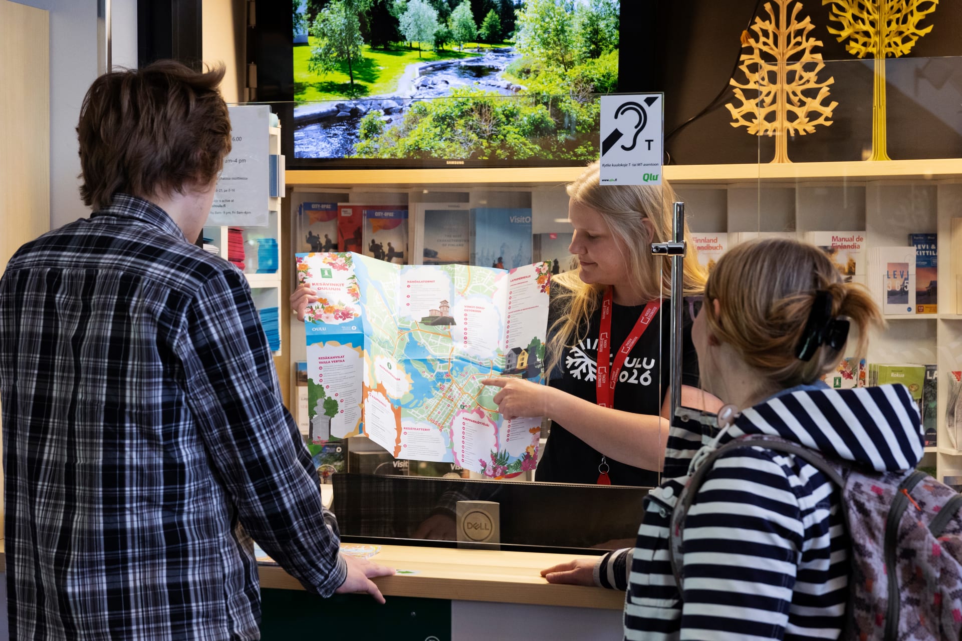 You find maps and brochures from Tourist information Office.
