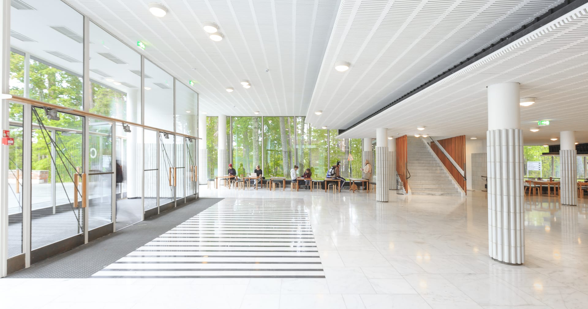 University of Jyväskylä, main building, designed by Alvar Aalto