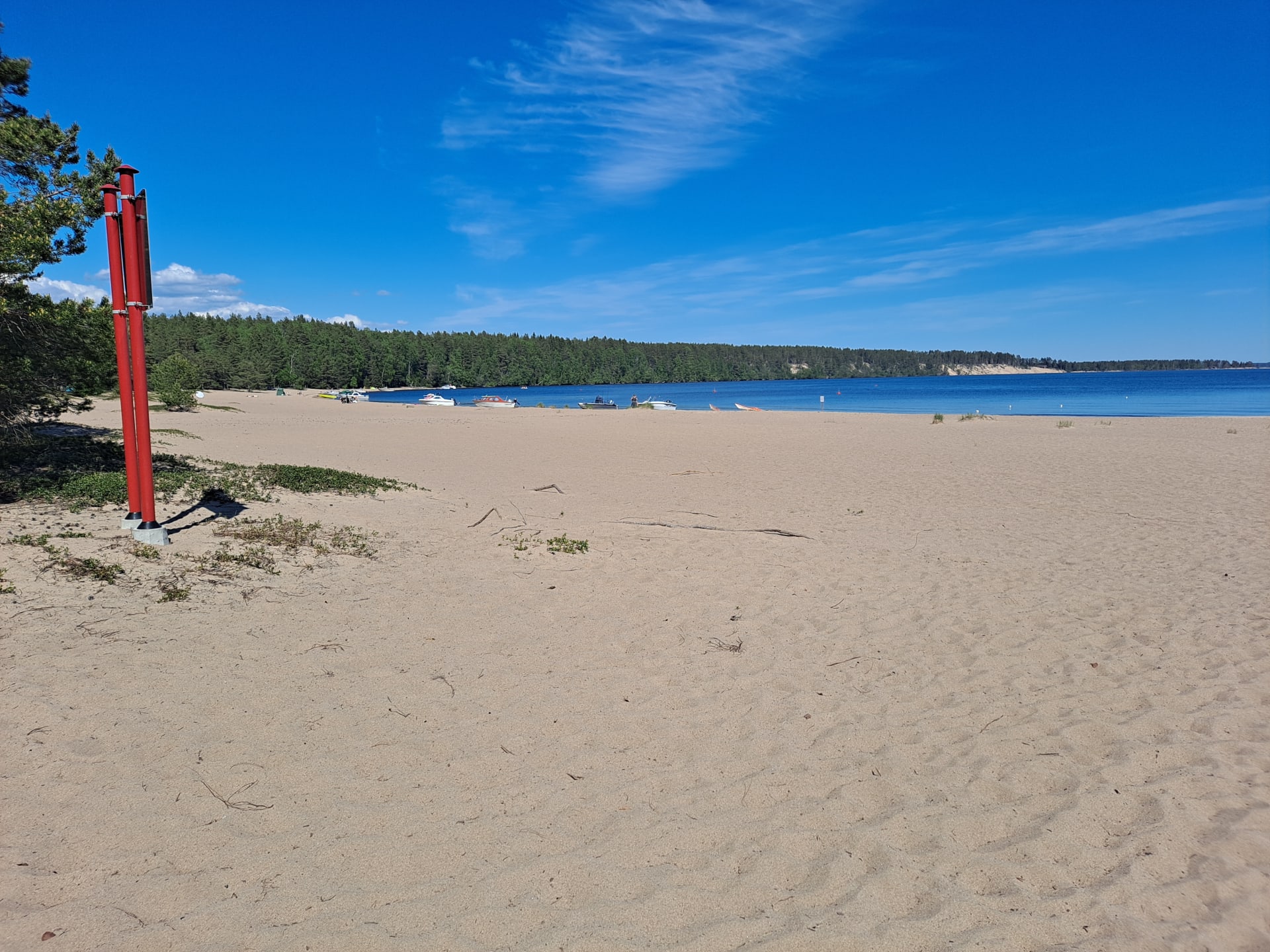 Beautiful sandy beach
