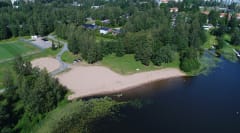 Ilmakuva Aron rannasta