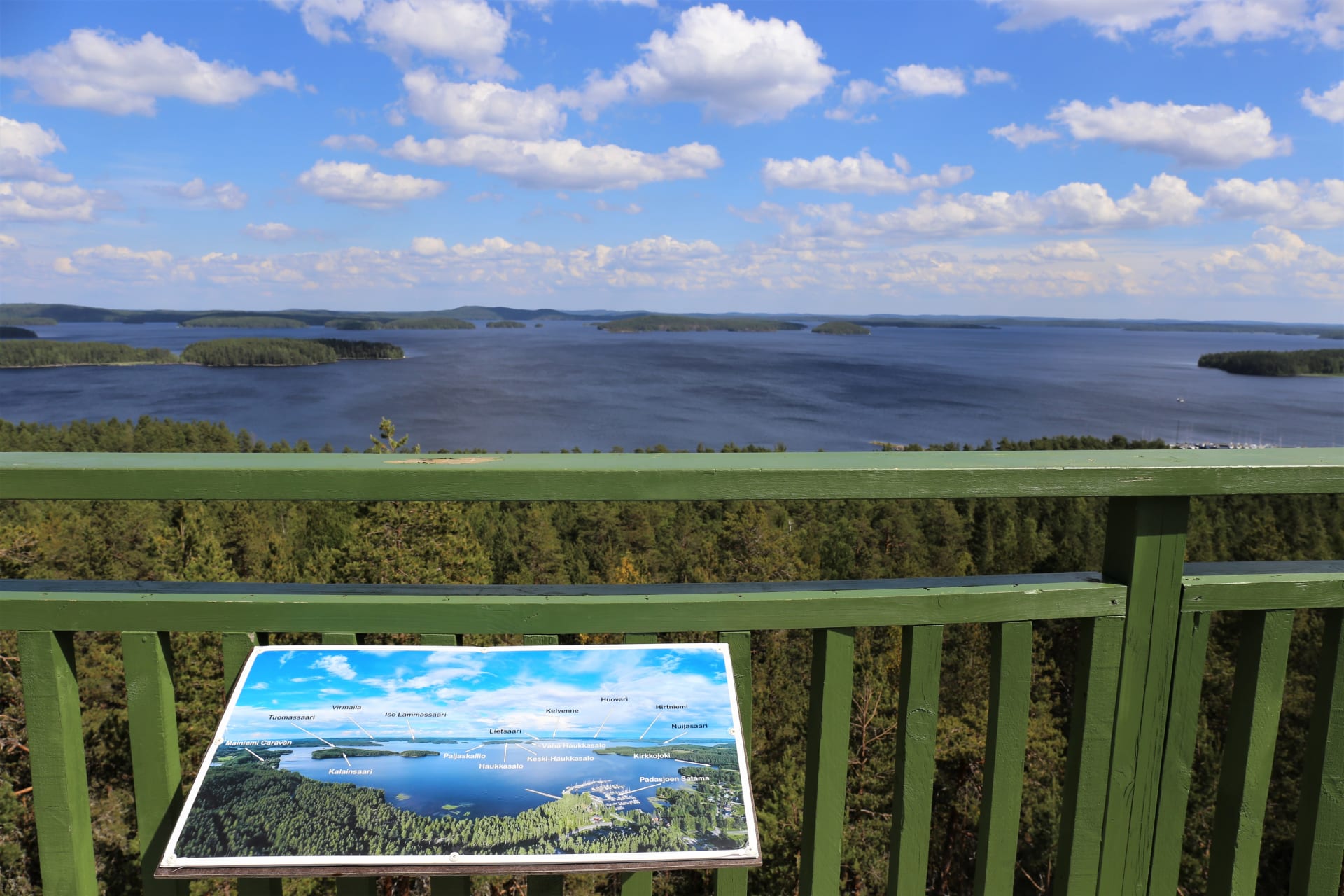 Kullasvuori lookout tower Päijänne