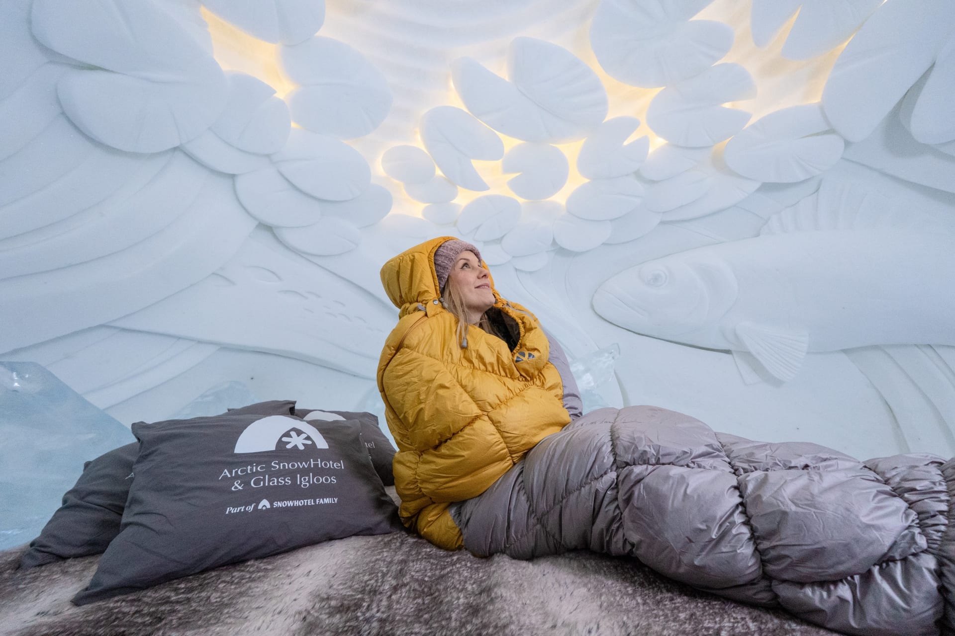 Sleeping in the SnowHotel