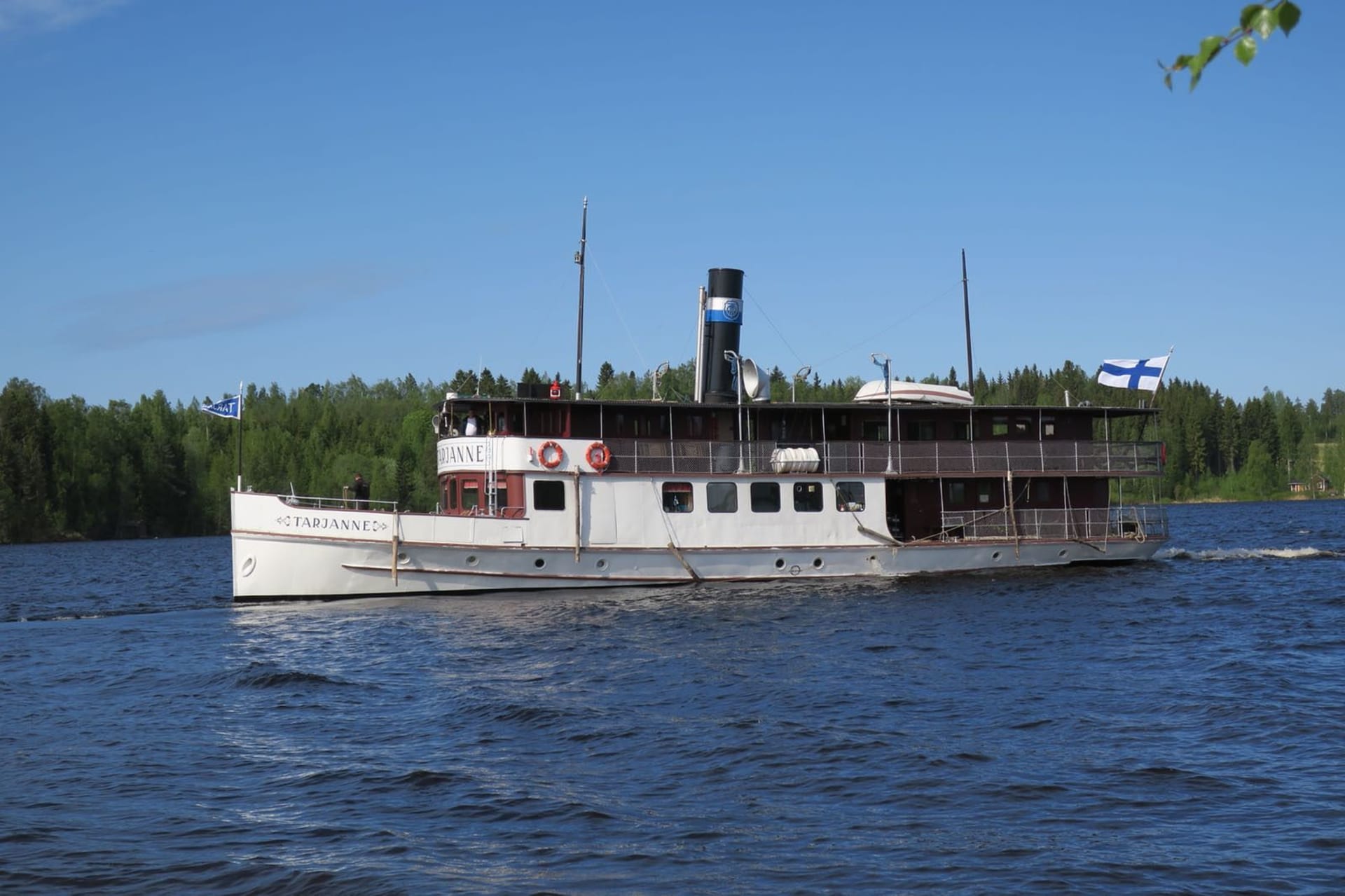 Tarjanne is a 114 years old steamship.