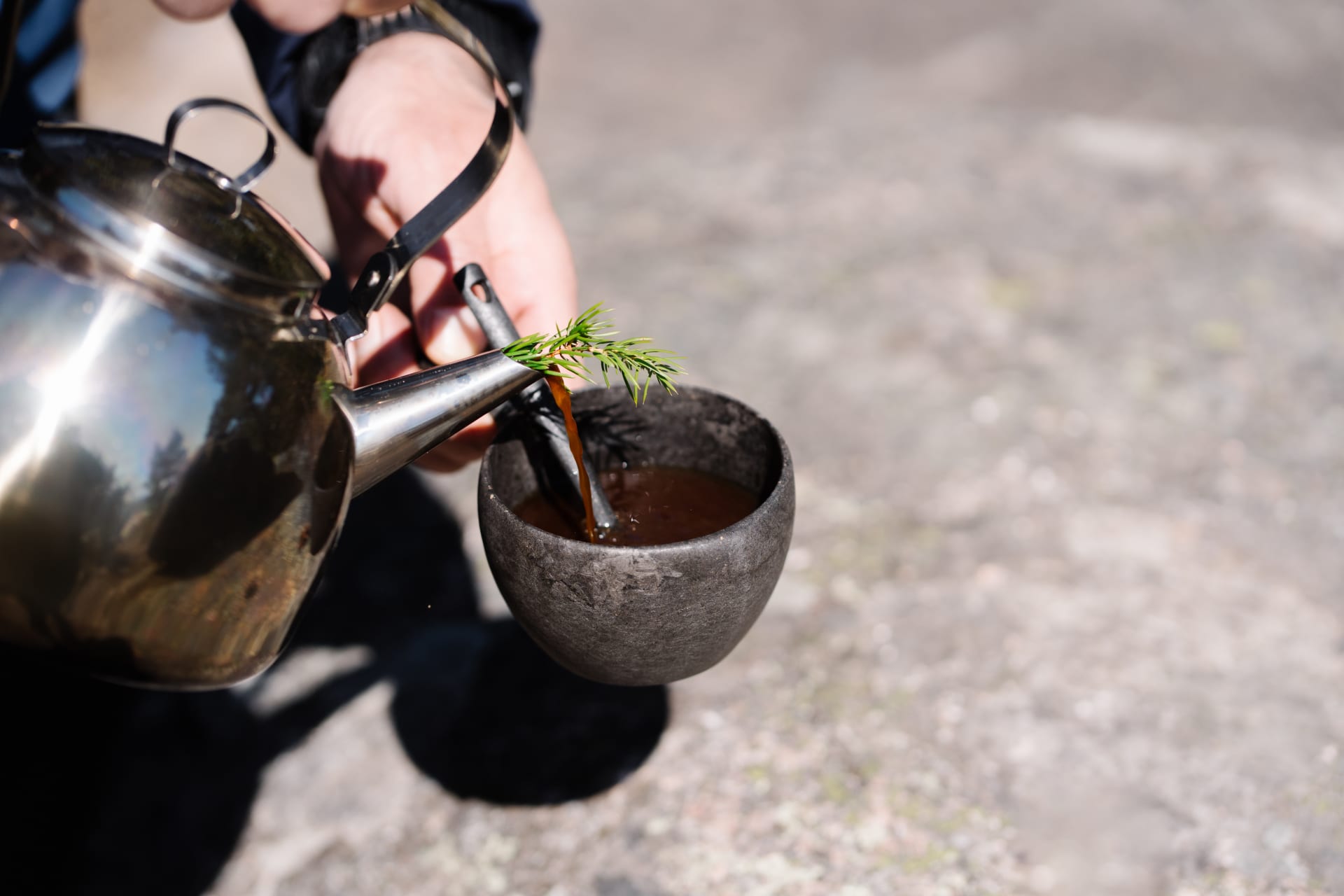 Coffee serving