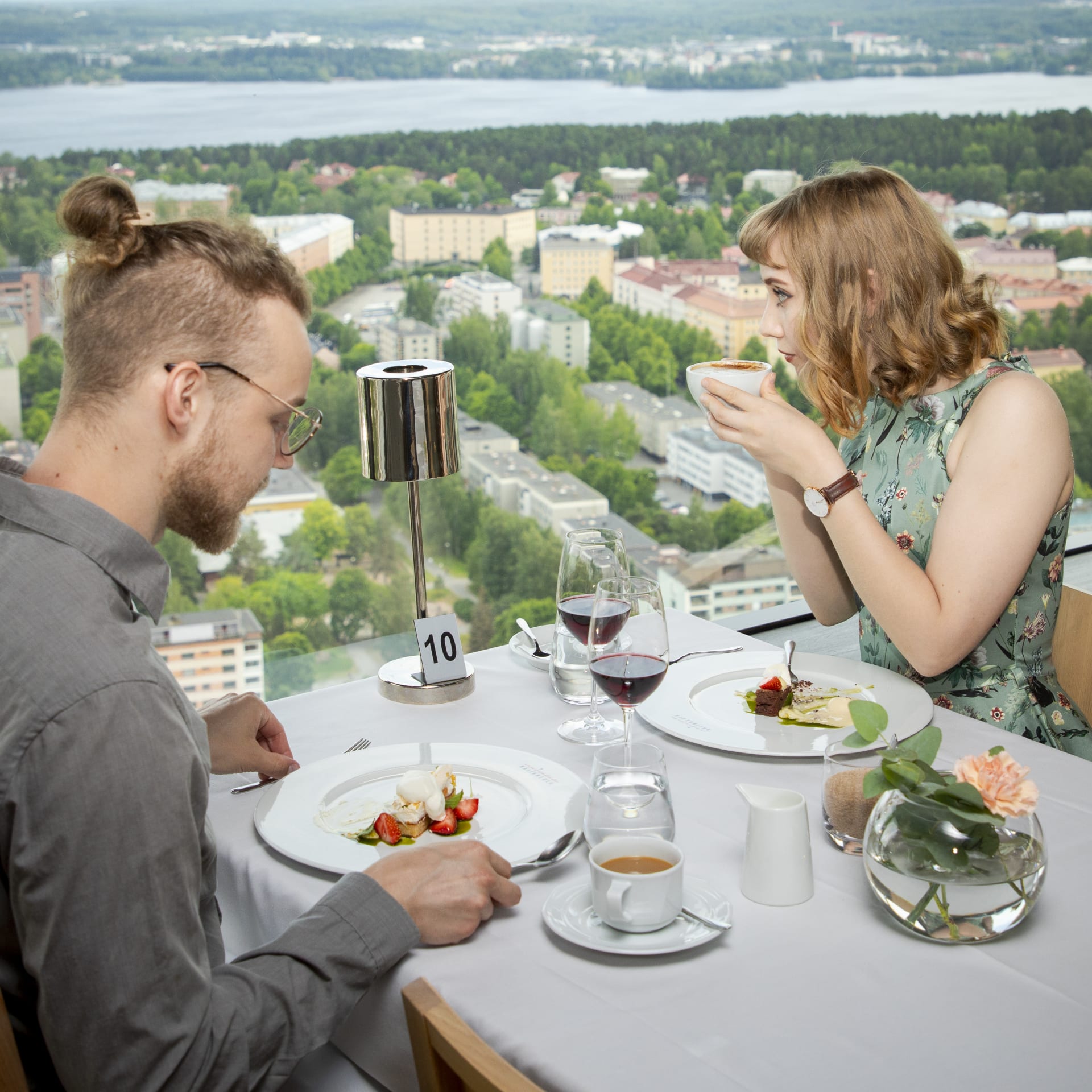 Summer lunch at Restaurant Näsinneula