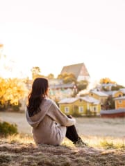 View over Old Porvoo and the Cathedral
