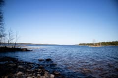 Tahlo Ventures glamping-järvimaisema Näsijärven rannalla